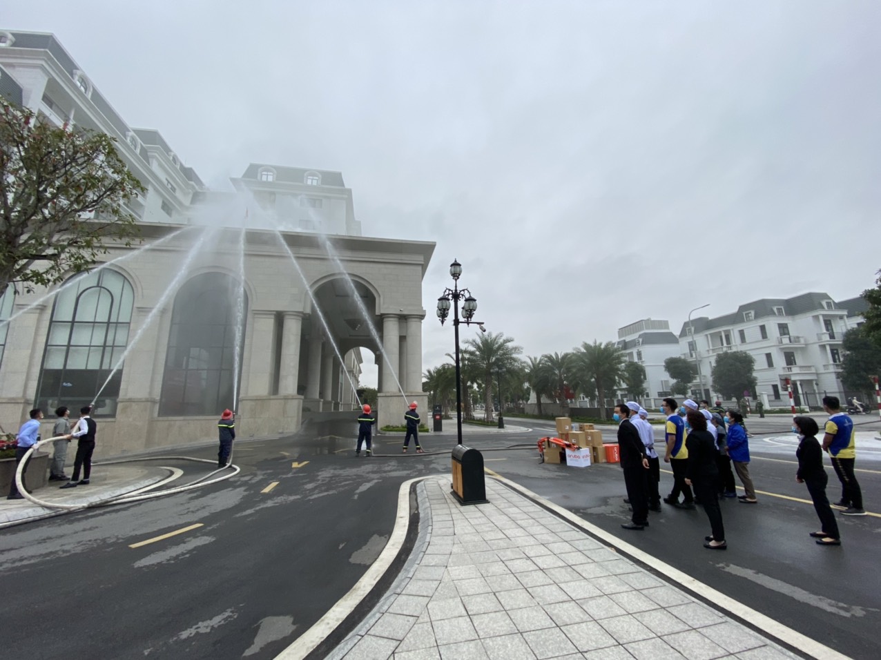 Khách sạn Vinpearl Hotel Rivera Hải Phòng: Thực tập phương án chữa cháy năm 2020 